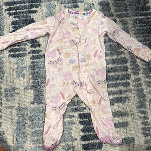Magnetic Me Floral Footie Pajamas
